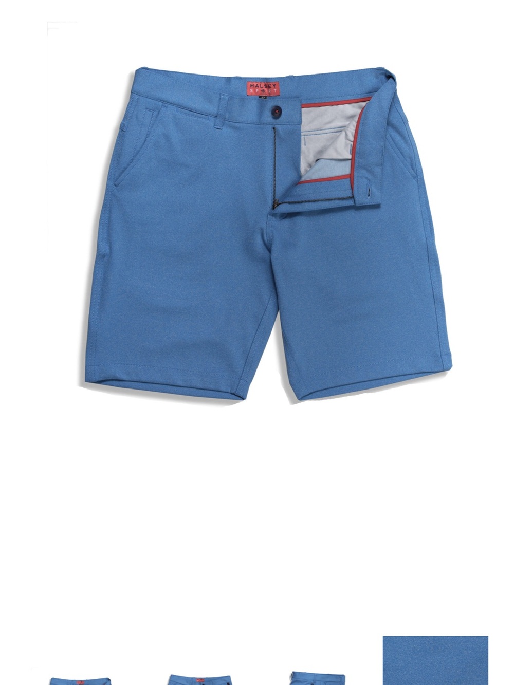 Halsey & Co. Men's Sky Blue Flat Front Shorts